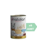 Anatolian Premium Adult Chicken Pate Tavuklu Ezme Yetişkin Kedi Konservesi 400 gr x 6 Adet - 1