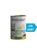 Anatolian Premium Adult Lamb Pate Kuzulu Yetişkin Ezme Kedi konservesi 400 gr x 12 Adet - 1