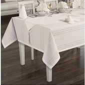 NİVEMESHOME EKRU 160*220 COLBER MASA ÖRTÜSÜ - 2