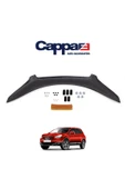 Cappafe Nissan Qashqai Ön Kaput Koruyucu Rüzgarlığı 4mm Akrilik (abs) Piano Black 2010-2013 - 1
