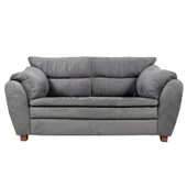 Roza Gri Kumaş İkili Kanepe thumbnail 1