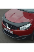 Cappafe Nissan Qashqai Ön Kaput Koruyucu Rüzgarlığı 4mm Akrilik (abs) Piano Black 2010-2013 - 3