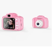 Mini Fotoğraf Makinesi Çocuk İçin Eğitici Video Kamera 1080p Hd Ekran Digital Usb Şarjlı Lens Camera - 1