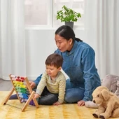 SUMUHOME UNDERHALLA ABAKÜS ÇOCUK EĞİTİCİ OYUNCAK ÇOK RENKLİ - 3