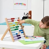 SUMUHOME UNDERHALLA ABAKÜS ÇOCUK EĞİTİCİ OYUNCAK ÇOK RENKLİ - 2