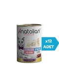 Anatolian Premium Adult Sterilised Salmon Pate Kısır Kedi Ezme Kedi Konservesi 400 gr x 12 Adet - 1
