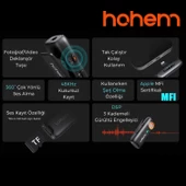 Hohem MIC-01 Wireless 2 Kişilik Yaka Mikrofonu (Lightning) thumbnail 5