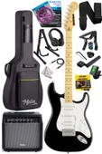 Midex RPH-40WB-35AMP 35W Şarjlı BT Amfili Elektro Gitar Seti HSH Manyetik Maple Klavye - 1