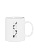 Siyah Beyaz Dna Beyaz Kupa Bardak - 1