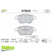 ÖN FREN BALATASI-KABLOLU 17.2 mm VW CADDY 04 - 1