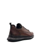 Marcomen 20323 Erkek Hakiki Deri Streç Bağ Casual Ayakkabı - 7