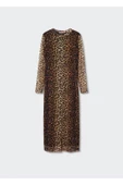 MANGO 37063836 Dresses and jumpsuits Brown - 1