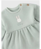 Tavşanlı Kışlık Kız Bebek Elbise - 3