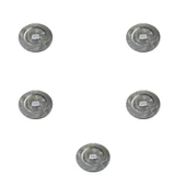 Kullan At Parti Davet Sunum Servis Plastik Sert Mika Tabak - 26 Cm. - Gümüş - 6 Adetlik 5 Paket thumbnail 1