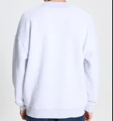 AC&Co / Altınyıldız Classics Erkek Kar Melanj Standart Fit Normal Kesim Içi Polarlı 3 Iplik Bisiklet Yaka Sweatshirt - 2