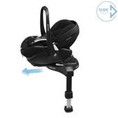 Maxi-Cosi Pebble 360 Pro Dünyanın İlk Kızaklı, Araç Dışına Çıkabilen ADAC'lı 360 Dönebilen Tam Yatabilen İsofix Bazalı Ana Kucağı ve Bebek Oto Koltuğu 0-13 kg Twillic Black - 1