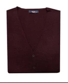 Regular Fit Erkek Düğmeli Triko Yelek-6908 - 1