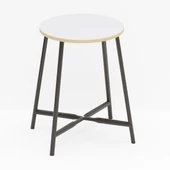 Eportatif Tabure Sandalye Mutfak Sandalyesi Beyaz 1478 - 1