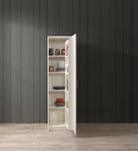 Çok Amaçlı Tek Kapaklı Mutfak Erzak Kiler Dolabı 45x52x180cm thumbnail 3