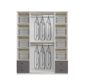Bella 4 Kapılı Gardırop Aynalı Çekmeceli 170x55x210 - 3