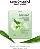 derminix leke önleyici aloe vera & amino asit Yüz Kağıt Maskesi - 1