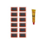 Solüsyonlu İç Lastik Soğuk Yaması Şambrel Şamyel Patlak Tamiri Bisiklet Yapıştırma 12'li Paket - 2