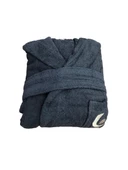 Royam Unisex Yumuşak % 100 Pamuklu Tek Bornoz - 5