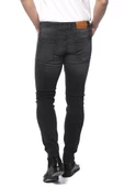Erkek Slim Fit Yıkamalı Likralı Jean Kot Pantolon - 5
