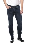 Erkek Slim Fit Yıkamalı Likralı Jean Kot Pantolon - 6