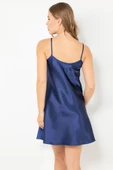 Miorre İnce Askılı Mini Saten Gecelik-377 thumbnail 4