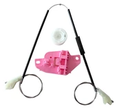 Hyundai Accent 1997-2000 Uyumlu Ön Sağ Kapı Elektrikli Cam Kriko Teli ve Tamir Seti Takımı Kiti thumbnail 1