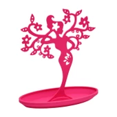 Ağaç Perisi Tasarımlı Takı Standı - Takı Askılığı - Pembe - 2