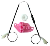 Hyundai Accent 1994-1997 Uyumlu Ön Sol Kapı Elektrikli Cam Kriko Teli ve Tamir Seti Takımı Kiti thumbnail 1