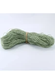 Küf Yeşili Renk Çile Kağıt İp Çanta Ipi Supla Ipi  No:49 - (550-600 gr) - 1