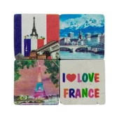Fransa Temalı Dörtlü Taş Magnet thumbnail 1