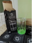 Renkli Cam Pipetli Bardak - 3