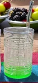 Renkli Cam Pipetli Bardak - 1