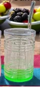 Renkli Cam Pipetli Bardak - 2