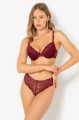 Miorre Push-Up Dolgulu Dantel Sütyen Takım - 3