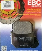 Ebc Fa051 1985-1997 Suzuki GN 250 Uyumlu Ön Fren Balatası Organik Balata - 2