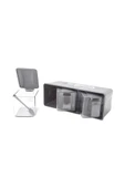 3 Lü Baharatlık Set Duvar Askılı Royaleks-L677 - 2