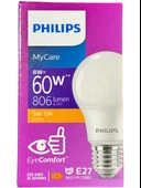Philips 8W (60W) 2700K (Sarı Işık) E27 Duylu Klasik Led Ampul (10 Adet) thumbnail 2