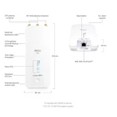 UBNT RP-5AC-GEN2 ROCKET PRISM 5AC 5GHZ 500MBPS PTP/PTMP DIŞ ORTAM ACCESS POINT thumbnail 2