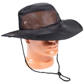 Fileli Outdoor Şapka - Balıkçı Şapka - Siyah - ART-7502 - 4