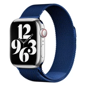 Gpack Apple Watch 10 42mm Kordon Hasır Metal Örgülü Ayarlanabilir BAND01 - 7