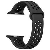 Gpack Apple Watch 10 46mm Kordon Delikli Çift Renk Silikon - 1