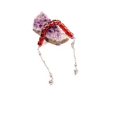 Fıçı Kesim 13x11 mm Ateş Kehribar Zaza  Tesbih thumbnail 3