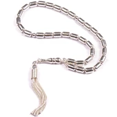 925 Ayar Kapsül Kesim 8x5 mm Gümüş Tesbih 19,30 GRAM - 1