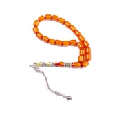 Kapsül  Kesim 11x9 mm Nakkaş İmameli Efe Boy  Sıkma Kehribar Tesbih thumbnail 1