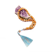 Fıçı Kesim 12x10 mm İri Boy Katalin  Saray Püsküllü Tesbih thumbnail 2